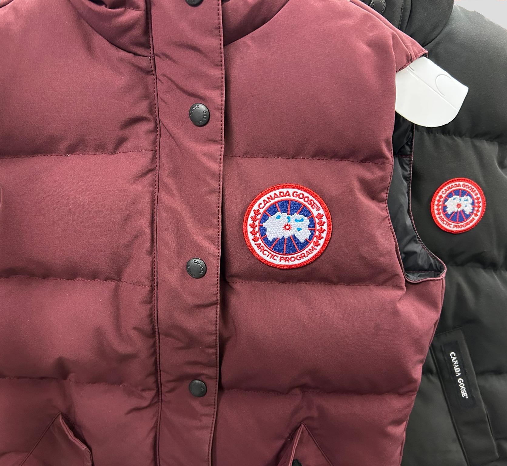 Photo demonstrating the ability of The Laundry Co to clean Canada Goose Items